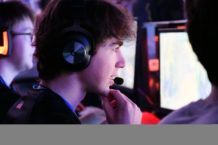 Students competing at CECC